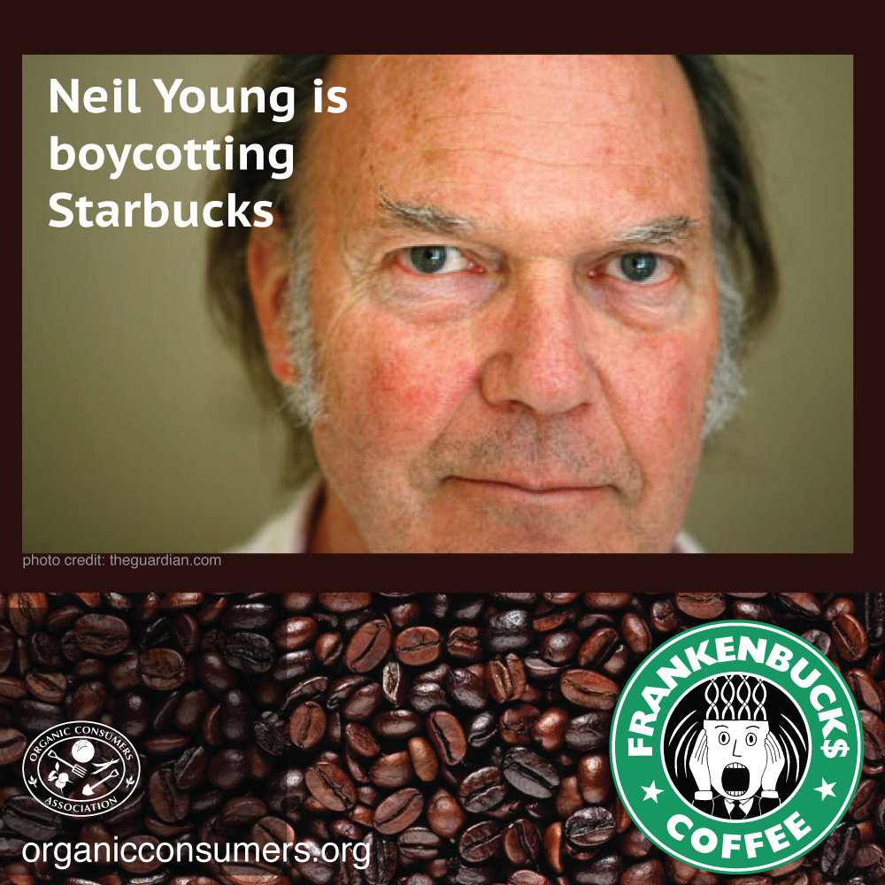 Neil Young Calls for Starbucks Boycott