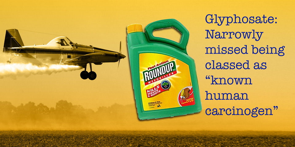 crop duster glyphosate and quote
