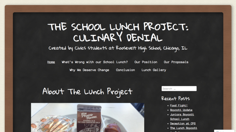 School Lunch Boycott