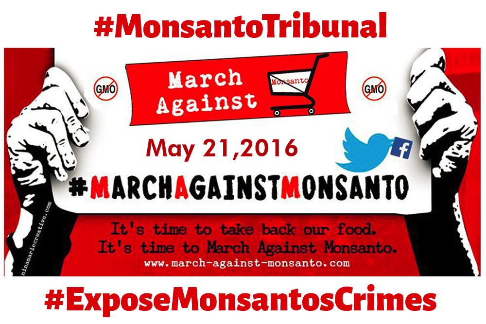 March Against Monsanto banner