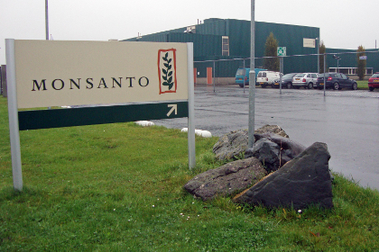 Monsanto Headquarters Sign