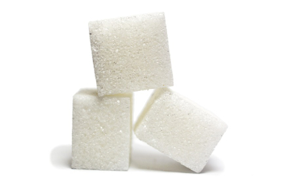 Sugar cubes in a stack