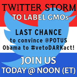 Twitter Storm to Label GMOs