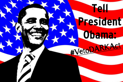 Obama, veto dark act