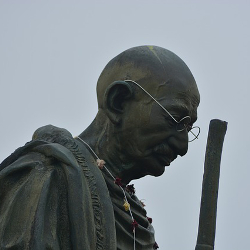 Statue of Indian leader Gandhi