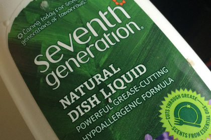 Seventh Generation brand dish washing liquid