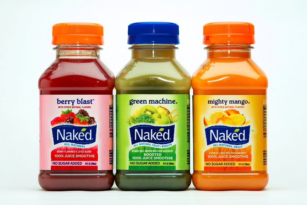 Naked juice bottles