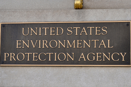 Building plaque of the United States Environmental Protection Agency