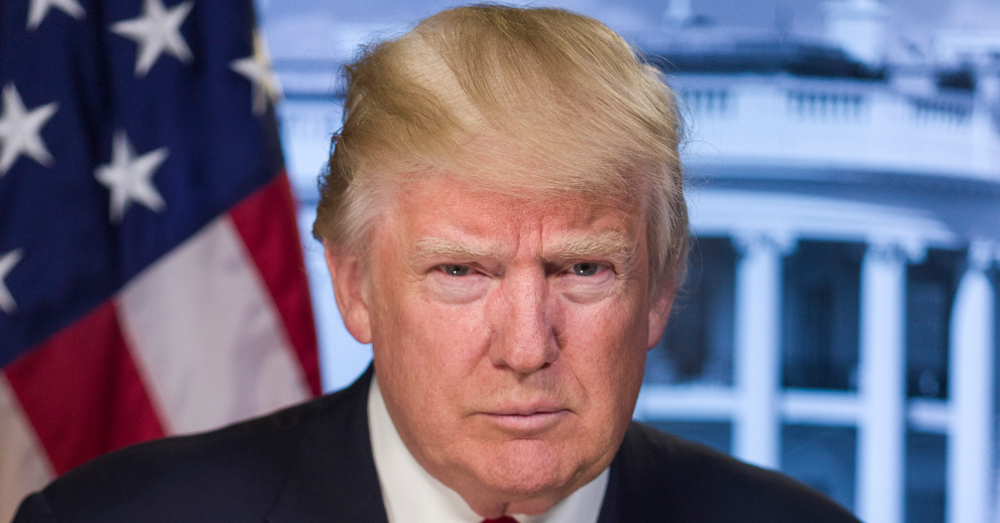 Donald Trump official White House portrait