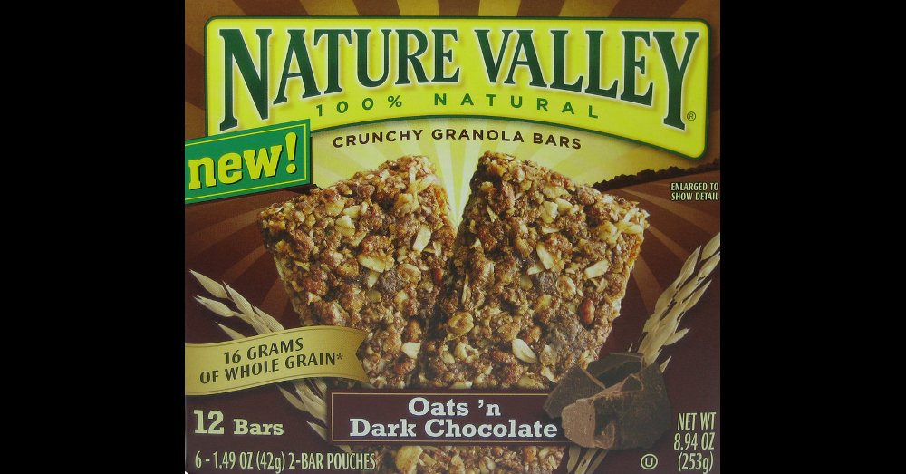 Nature Valley mislables it's food as 'natural' and 'healthy'