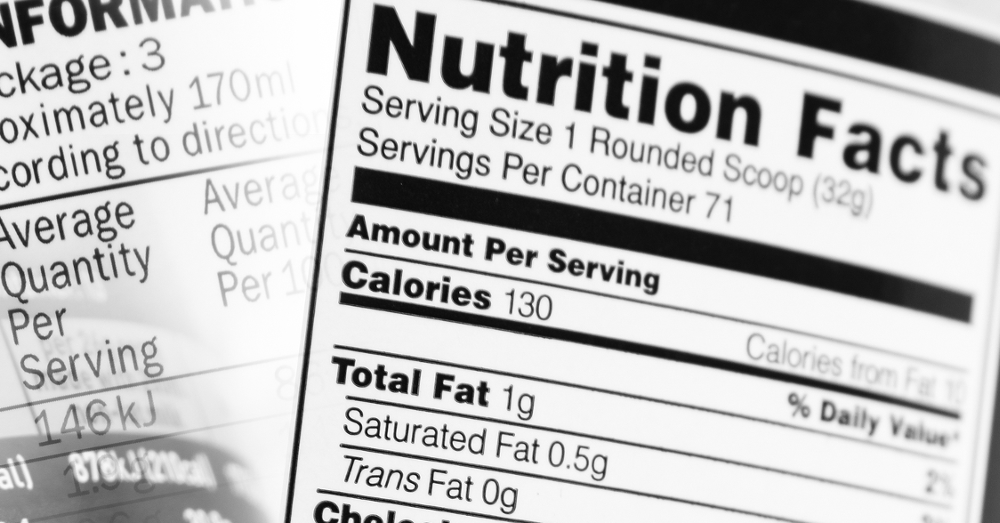 Nutrition Facts food label