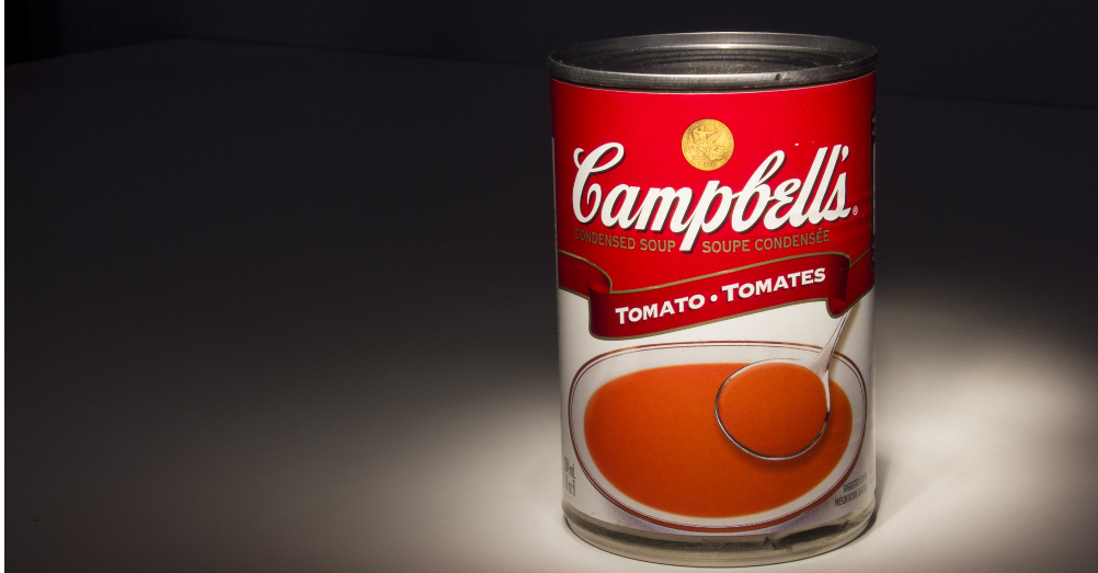Campbells tomato soup can