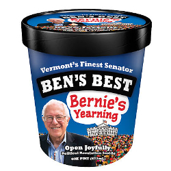 Ben and Jerrys Bernies Yearning ice cream