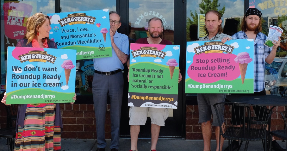 Ben and Jerry's Protest.