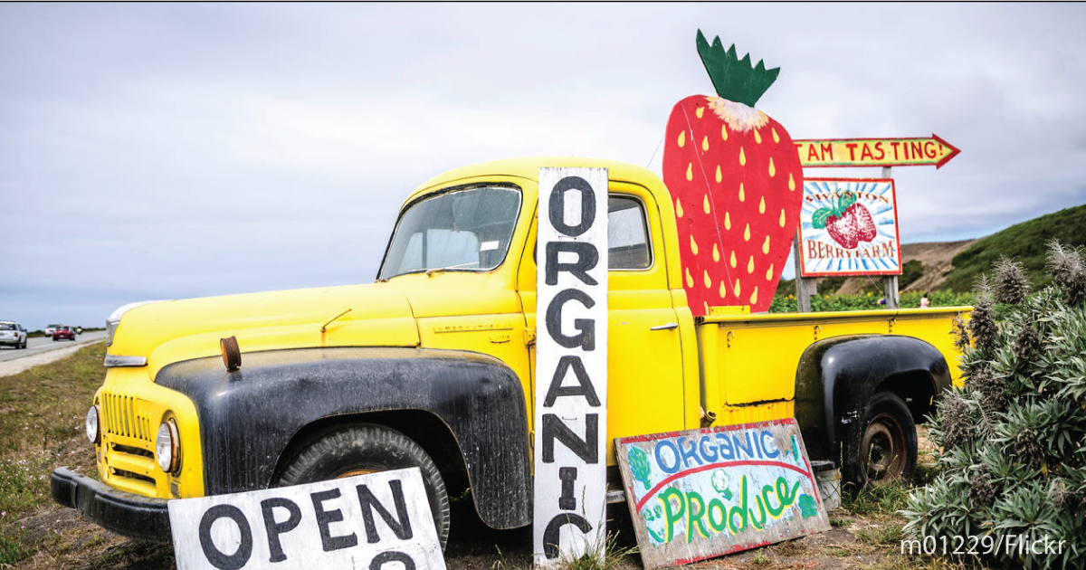 Organic sign.