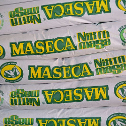 Maseca brand corn flour bags