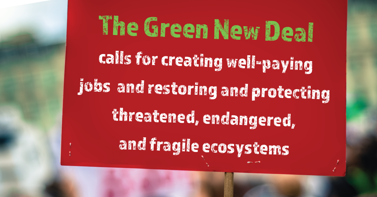 Green New Deal.