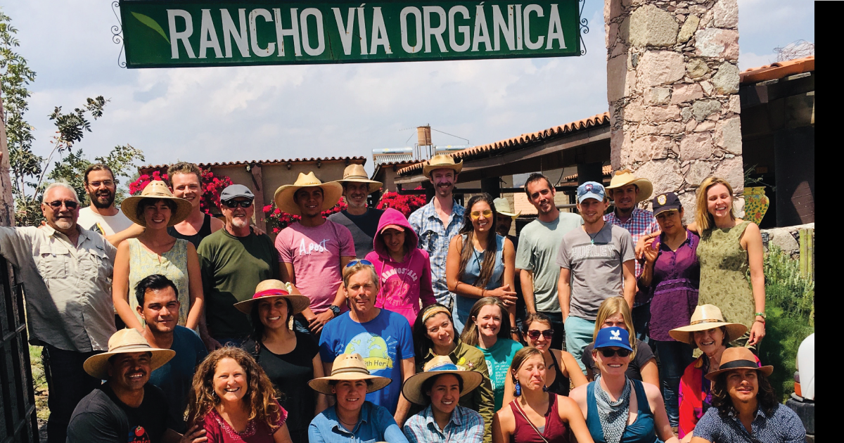 Ecosystem restoration camp and Via Organica.