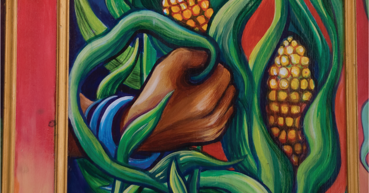 Painting of corn.