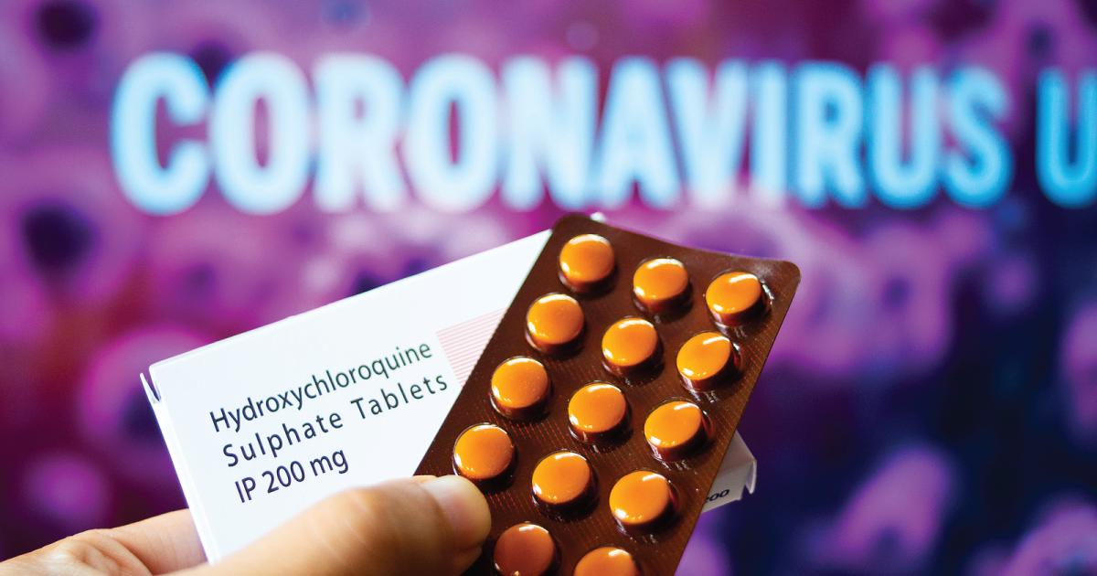 Hydroxychloroquine pills.
