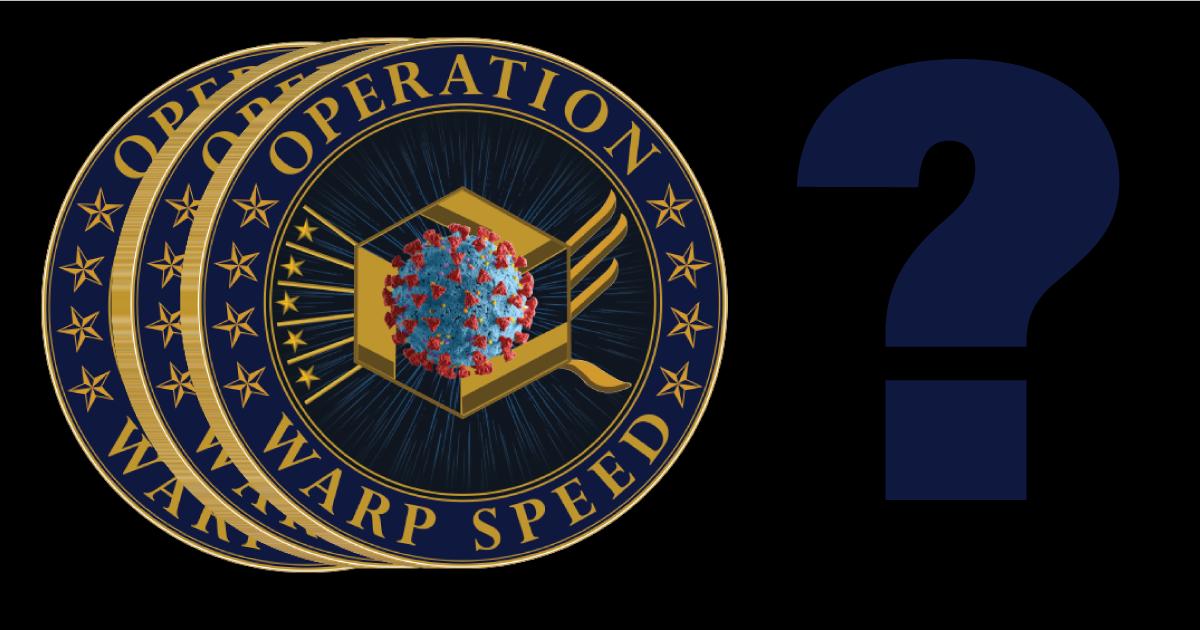 Operation Warp Speed emblem.