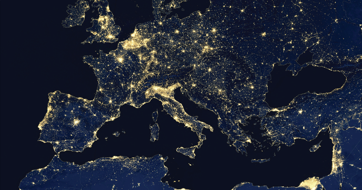 Lights in Europe.