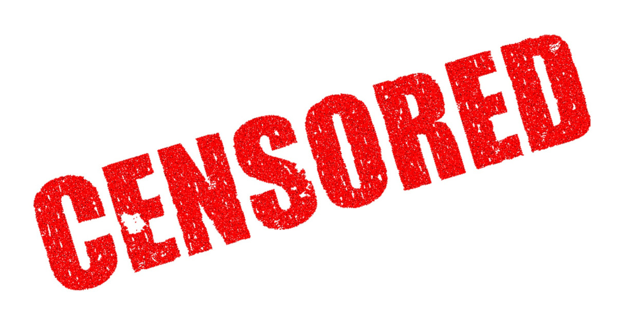 censored in red letters