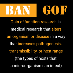 ban reckless gain of function research