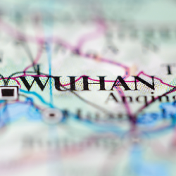 wuhan on map