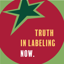 OCA logo with text TRUTH IN LABELING NOW