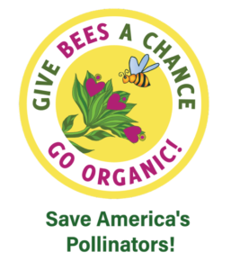 Save the Bees Say No to Pesticides Go Organic Anti-genetically Altered  Button Pinback for Backpacks, Jackets, Hats, or Fridge Magnet 1.75 